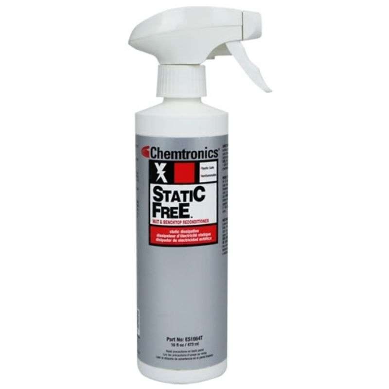 Static Free™ Mat and Benchtop Cleaner, Spray Bottle 16oz.